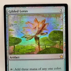 Magic The Gathering Gilded Lotus Foil Foundations FDN 0725 Rare Artifact MTG - Image 1