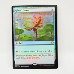 Magic The Gathering Gilded Lotus Foil Foundations FDN 0725 Rare Artifact MTG - Image 2