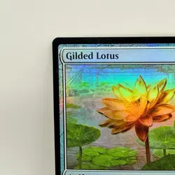 Magic The Gathering Gilded Lotus Foil Foundations FDN 0725 Rare Artifact MTG - Image 4