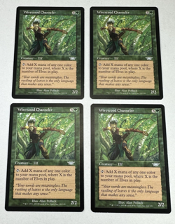Wirewood Channeler x4 4x 2003 Legions PLAYSET Green Uncommon Creature MTG NM - Image 1