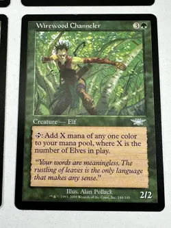 Wirewood Channeler x4 4x 2003 Legions PLAYSET Green Uncommon Creature MTG NM - Image 2