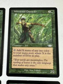 Wirewood Channeler x4 4x 2003 Legions PLAYSET Green Uncommon Creature MTG NM - Image 5