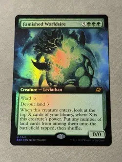 Famished Worldsire (Extended Art) MTG Edge of Eternities Foil - Image 1