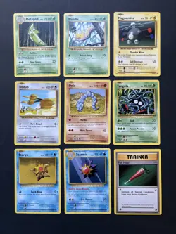 Pokemon TCG - Common/Uncommon/Rare 9-Card Lot - XY Evolutions Mid Era - LP / LP+ - Image 1