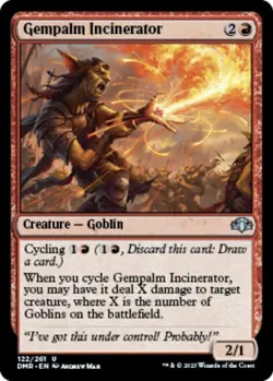 Gempalm Incinerator - NM - MTG Dominaria Remastered - Magic the Gathering - Image 1