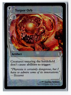 MTG Mystery Booster Torpor Orb Future Sight Foil NBP - Image 1