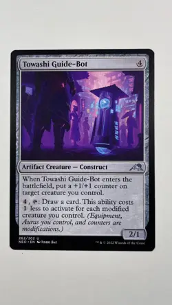 MTG Kamigawa Neon Dynasty Towashi Guide-Bot 262/302 Magic the Gathering - Image 1