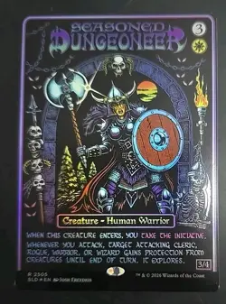 Seasoned Dungeoneer Secret Lair Drop MTG Foil Near Mint - Image 1