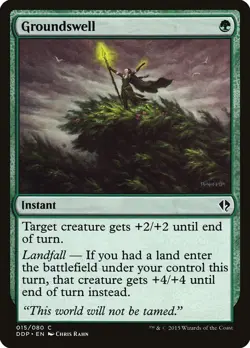 1x Groundswell - NM/LP - Duel Deck - SPARROW MAGIC - Image 1