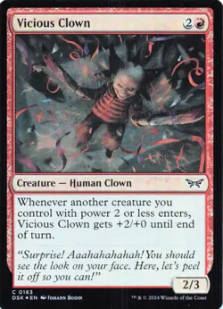 Vicious Clown 163 HOLO - NM - Image 1
