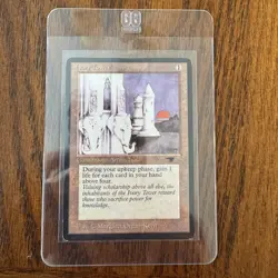 Magic the Gathering MTG Antiquities Ivory Tower MP+ (Beta Bob) Vintage - Image 3