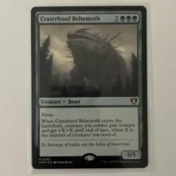 Craterhoof Behemoth Commander Masters Regular - Image 1