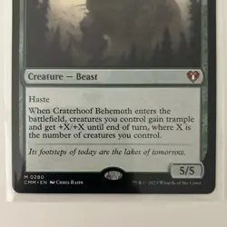 Craterhoof Behemoth Commander Masters Regular - Image 3