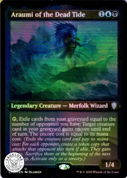 Araumi of the Dead Tide Etched - Foil - Commander Legends - (587) NM - Image 1