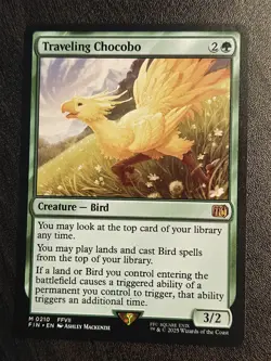 Traveling Chocobo Final Fantasy M 0210 Regular English MTG Near Mint NM - Image 1