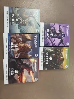 Mtg Set Of 5 Welcome Decks Magic The Gathering 2025 - Image 2