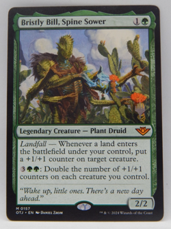 MTG TCG - Outlaws of Thunder Junction Promo 0157 - Bristly Bill, Spine Sower - Image 1