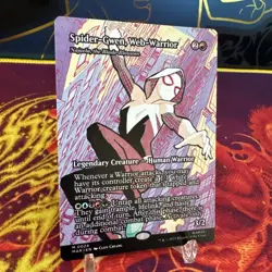 Spider-Gwen Web Warrior Non-Foil Borderless Spider-Man Magic the Gathering - Image 2
