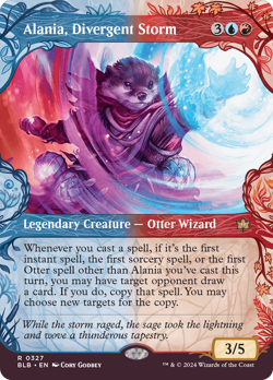 Alania, Divergent Storm (Showcase) Bloomburrow NM Rare MAGIC MTG CARD ABUGames - Image 1