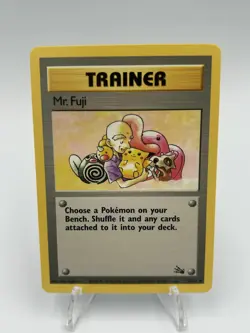 Vintage Pokemon 58/62 FOSSIL set card Mr. Fuji English NM - Image 1
