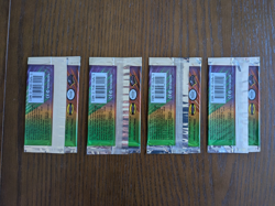 EMPTY Pokemon Gym Challenge Art Set x4 Booster Pack Wrappers WOTC - Image 2