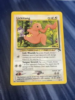 Pokemon Lickitung 16/18 Southern Islands 2001 LP Regular Rare WotC Vintage - Image 1