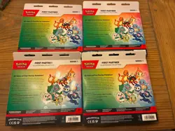 4x Pokemon First Partner Series 1 Illustration Box - Ready to Ship! 🚚✅ - Image 2