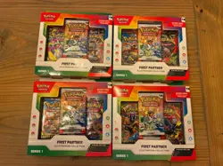 4x Pokemon First Partner Series 1 Illustration Box - Ready to Ship! 🚚✅ - Image 5