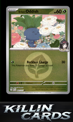 Erika's Oddish (Energy Symbol Pattern) 001/217 Pokemon Common ME: Ascended Heroe - Image 1