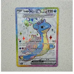 Pokemon Lapras ex 158/142 Sv07: Stellar Crown Ultra Rare Holo 220HP EX - Image 1