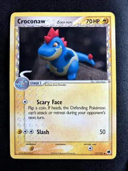 Croconaw 27/101 (LP) - Dragon Frontiers - Non-Holo - Image 1