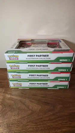 Lot of 4 - Pokemon TCG First Partner Illustration Collection Series 1 - Image 3
