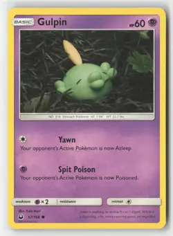 Gulpin 57/168 Common Celestial Storm Pokemon Near Mint - Image 1