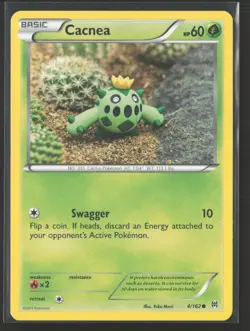 Cacnea 4/162 Common BREAKthrough Pokemon Lightly Played - Image 1