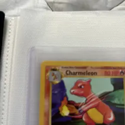 Pokemon TCG Charmeleon Base Set 24/102 Unlimited Uncommon Card, 1999 Vintage - Image 2