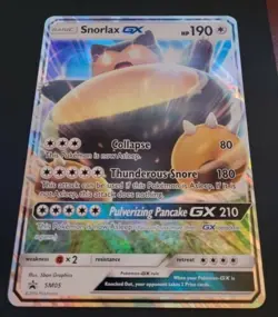 Pokemon Snorlax GX SM05 JUMBO OVERSIZED Near Mint Excellent - Image 1