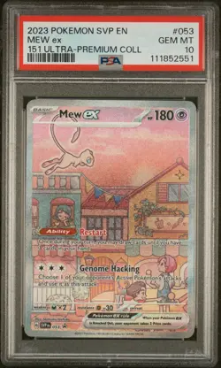PSA 10 MEW EX 053/165 151 ULTRA-PREMIUM COLLECTION POKEMON TCG - Image 1