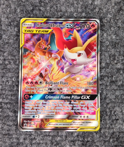 Pokemon TCG Charizard & Braixen Gx SM230 Black Star Promo Tag Team HP - Image 1
