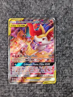 Pokemon TCG Charizard & Braixen Gx SM230 Black Star Promo Tag Team HP - Image 2