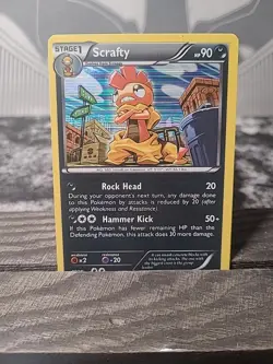 Pokemon TCG Scrafty Next Destinies 74/99 Holo Foil - Image 1