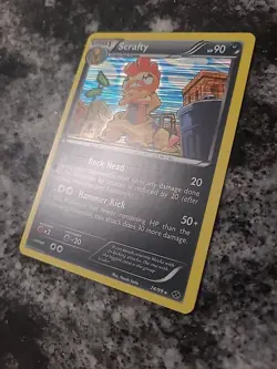 Pokemon TCG Scrafty Next Destinies 74/99 Holo Foil - Image 2