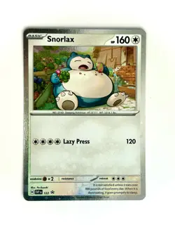 Snorlax 122 Holo Promo Scarlet & Violet Promo Pokemon Near Mint - Image 1