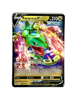 Rayquaza V SWSH147 Holo Promo Sword & Shield Promo Pokemon Near Mint - Image 1