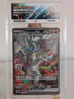 Pokemon TCG White Flare Sir Reshiram EX 166/086 ACE 9 - Image 1
