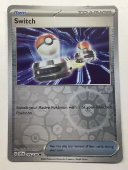 SWITCH 194/198 - REVERSE HOLO POKEMON - SCARLET & VIOLET - Image 1