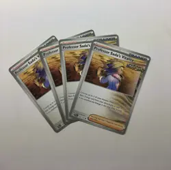 4x Professor Sada's Vitality Playset | Pokemon TCG PRE 120 & PAR 170 - Near Mint - Image 1