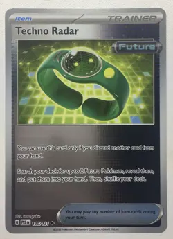 Techno Radar 130/131 Reverse Holo Pokeball - Pokemon Prismatic Evolutions - NM/M - Image 1