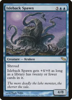 Isleback Spawn Shadowmoor PLD Blue Rare MAGIC THE GATHERING MTG CARD ABUGames - Image 1