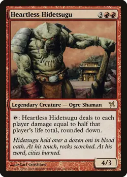 Heartless Hidetsugu Betrayers of Kamigawa HEAVILY PLD Red Rare MTG CARD ABUGames - Image 1