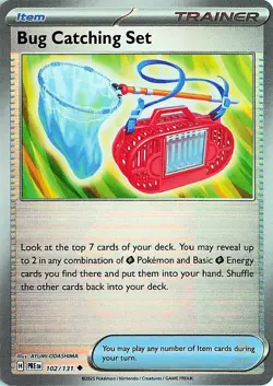 Bug Catching Set (Poke Ball Pattern) 102/131 HOLO SV: Prismatic Evolutions NM - Image 1
